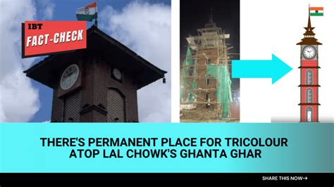 Fact check: Srinagar's iconic Clock Tower will have national flag atop ...