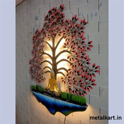Metalkart special Taruna tree of Buddha (48 x 39 Inches) - Punam ...