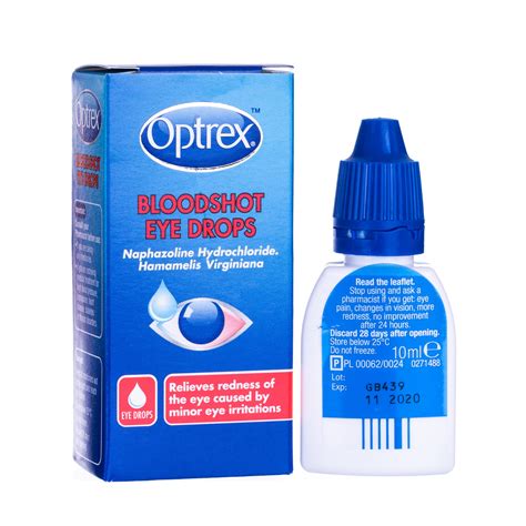 OPTREX BLOODSHOT EYE DROPS 10ML – Country Medical Pharmacy