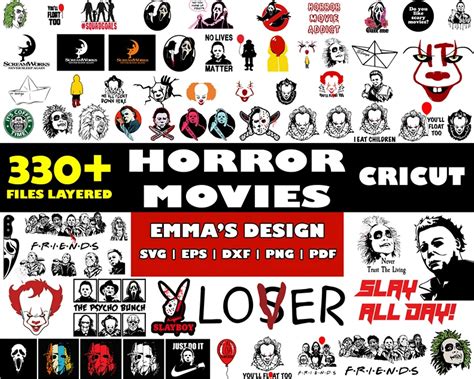 Horror movie characters bundle svg, character horror movie svg – svg ...