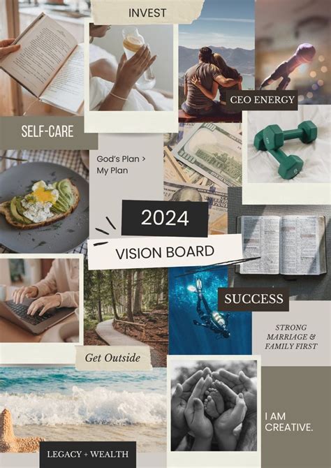 Image result for Vision Board Template
