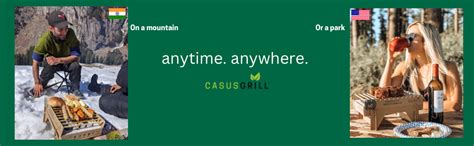 CASUSGRILL Single Use Biodegradable Grill: Portable & Disposable, All ...