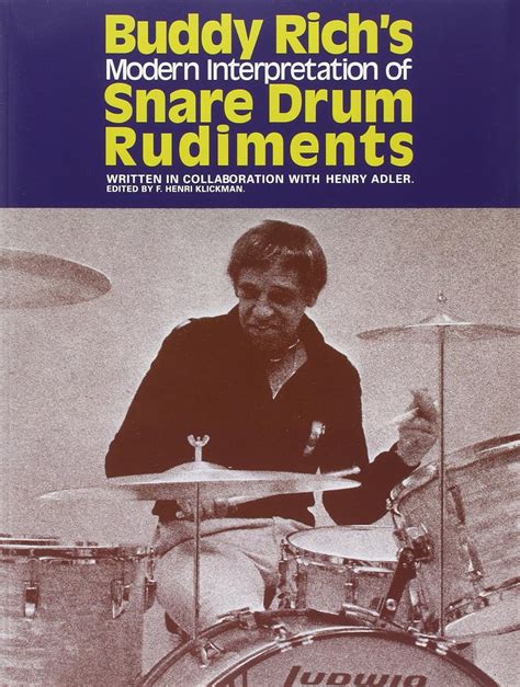 Buy Buddy Rich's Interpretation of Snare Drum Rudiments Book Online at ...