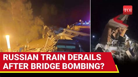 7 Dead, Dozens Injured After Bridge Falls On Train; Explosion Suspected ...
