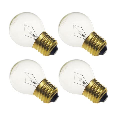 Jslinter 40 watt Appliance Oven Light Bulb - High Temp - 120v Clear ...