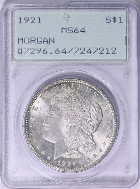 1921 Morgan Silver Dollar PCGS MS-64 OGH (1st Gen) (Item 1842080 ...
