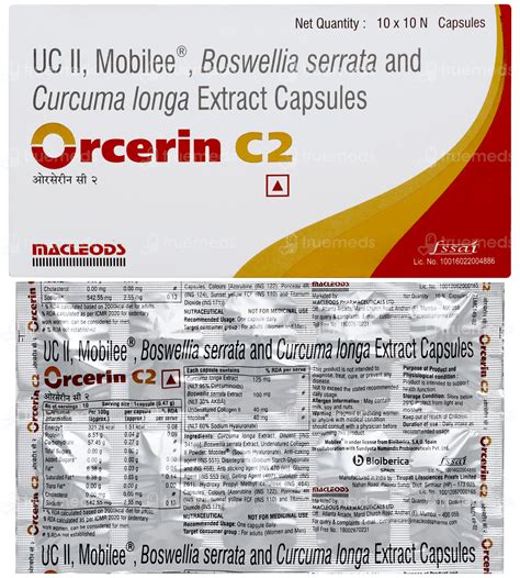 Orcerin C2 Capsule 10 - Uses, Side Effects, Dosage, Price | Truemeds