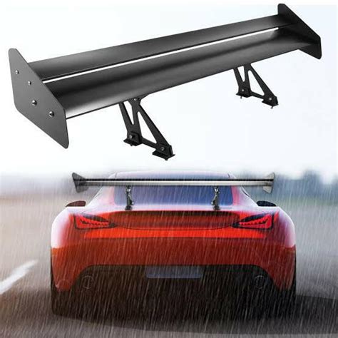 Double Deck Aluminium Spoiler | Universal Aftermarket Racing Wing ...