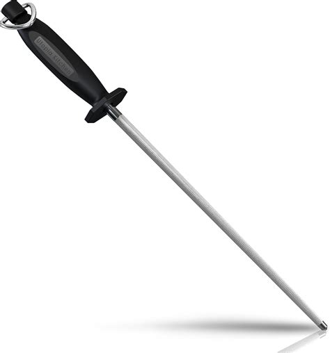 Amazon.com: Utopia Kitchen 12 Inch Honing Steel Knife Sharpening Steel Sharpening Rod Black ...