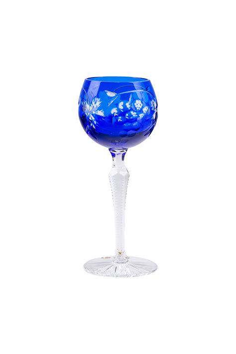 CAESAR CRYSTAL BOHEMIAE - Midnight Bloom crystal cut glass- Handcrafte ...