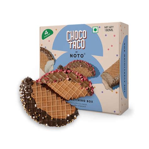 The Everything Box - Choco Taco [4 pieces] – NOTO Healthy Ice Cream