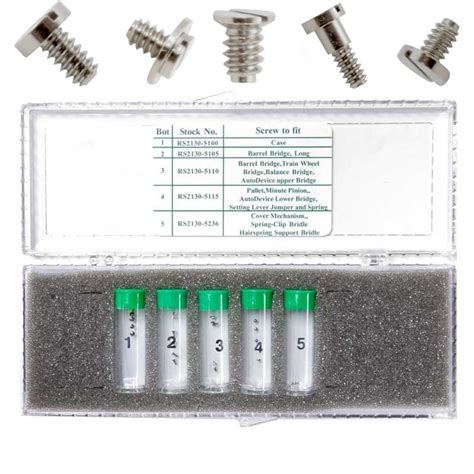 Assortment of Screws to fit Rolex 2130 Caliber (Total 25 Pieces) - Time ...