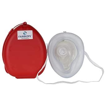 FAIRBIZPS Pocket CPR Resuscitator Mask With Hard Case For Adults ...