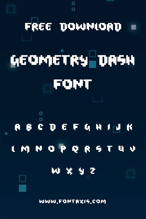 Geometry Dash Font | Geometry dash font, Free font generator ...