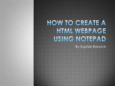 Image result for Create a Style Sheet for a Website Using Notepad