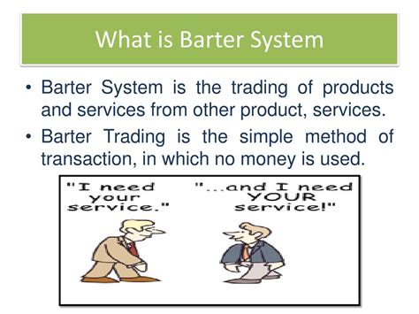 PPT - barter system online PowerPoint Presentation, free download - ID ...