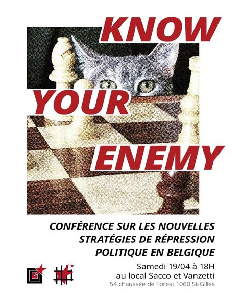 Know your enemy : conférence sur les nouvelles stratégies de répression ...