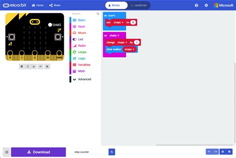 MakeCode Projects 的图像结果