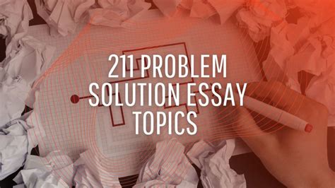 Image result for Problem Solution Essay Topics