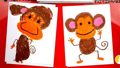 Image result for How to Draw a Simple Monkey