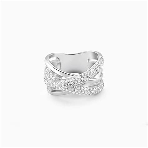 Silver Zircon Twinkling Hoop Earrings – GIVA