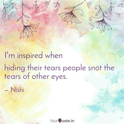 hiding their tears people... | Quotes & Writings by Neeta Garg | YourQuote