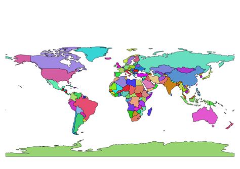 World Map with Colors 的图像结果