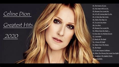 Celine dion greatest hits full album 2020 Celine Dion Full Album 2020 ...