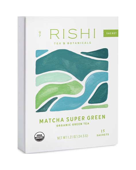 Rishi Tea Organic Matcha Super Green Tea, 15 Sachets - Walmart.com