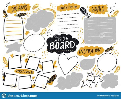 Vision Board Drawing 的图像结果