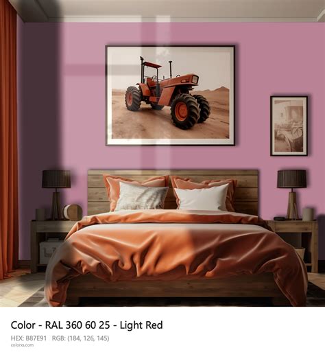 About RAL 360 60 25 - Light Red Color - Color codes | matching colors ...
