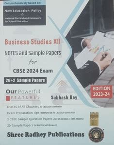 BUSINESS STUDIES CLASS-XII NOTES AND SAMPLE PAPERS FOR CBSE 2024 EXAM ...