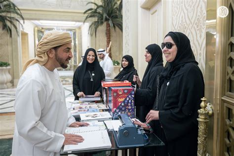 Hamdan bin Zayed receives delegation from Zayed Higher Organization for ...