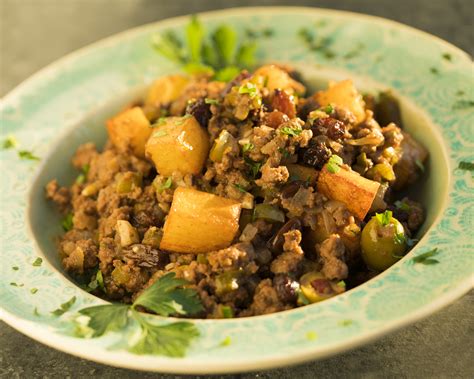 Cuban Beef Picadillo with Potatoes Recipe - Sweet and Sabroso
