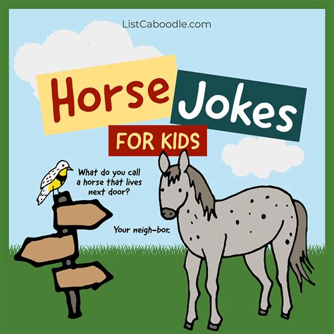 99 Horse Jokes For Kids (& Horse Lovers!) | ListCaboodle