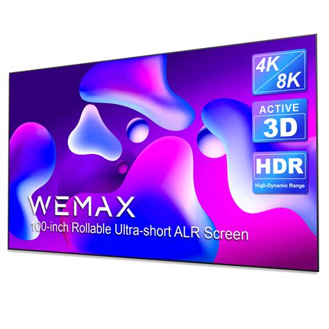 WEMAX 100 inch ALR Projector Screen for Home Theater India | Ubuy