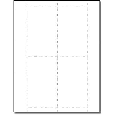 DesktopPublishingSupplies 65lb White Printable Index Cards 3x5 - Index ...