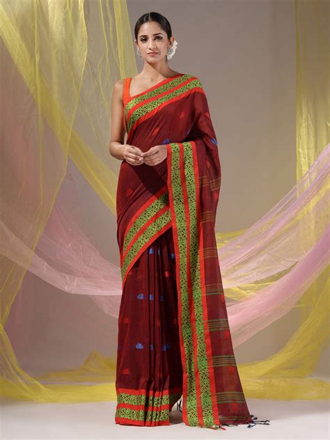 “CHARUKRITI” Latest Cotton Saree with Blouse Piece | INR 1680 Onwards ...