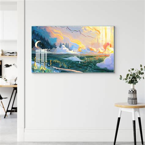 Digital Art Wall Painting for Home: Fantasy Landscape Paintings – Flair ...