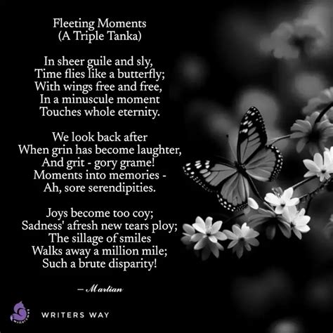 Fleeting Moments (A Tripl... | Quotes & Writings by Martian Mirth ...