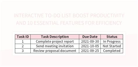 Image result for Creating Task List In Excel