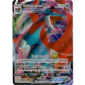 Pokémon Salamence VMAX - 144/189 - Ultra Rare Sword & Shield Darkness ...