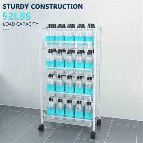 Carrinho de ilha de cozinha Devo 4 camadas malha fio | Ubuy India