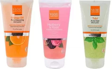 VLCC Mulberry & Rose Comb Face Wash Pack of 3 Face Wash (300 Ml ...