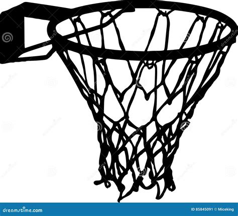 Basketball Net Basket Details Vector Stock Vector - Illustration of ...