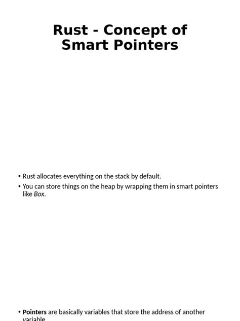 Image result for Rust Smart Pointer