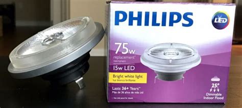 Philips 458554 - 15AR111/LED/930/F25 AR111 Flood LED Light Bulb Brand ...