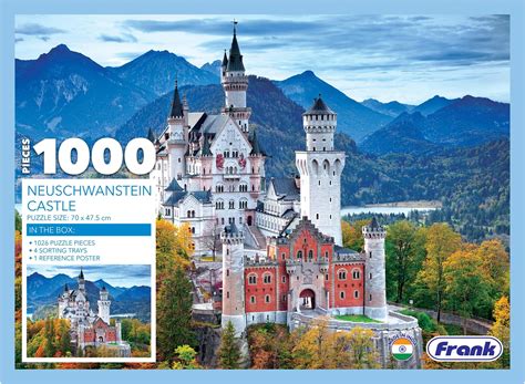 Buy Frank Neuschwanstein Castle Jigsaw Puzzle (1000 Pieces) for Adults ...