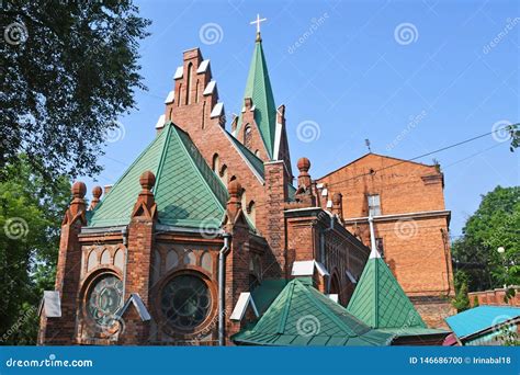 Lutheran Church of St. Paul in Vladivostok, Russia Editorial Image - Image of daylight, deserted ...