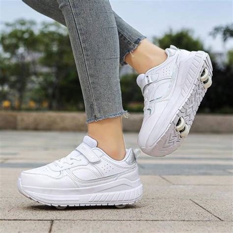Hot Selling Roller Blade Shoes For Students, Unisex Wheeled Sneakers ...